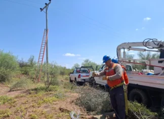 Temporal en Caucete: DECSA desplegó un amplio operativo para sostener y restablecer el servicio eléctrico