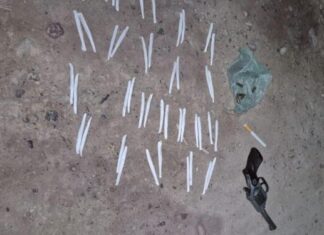 Intentó escapar de la Policía en 9 de Julio y terminó detenido con un revólver y drogas